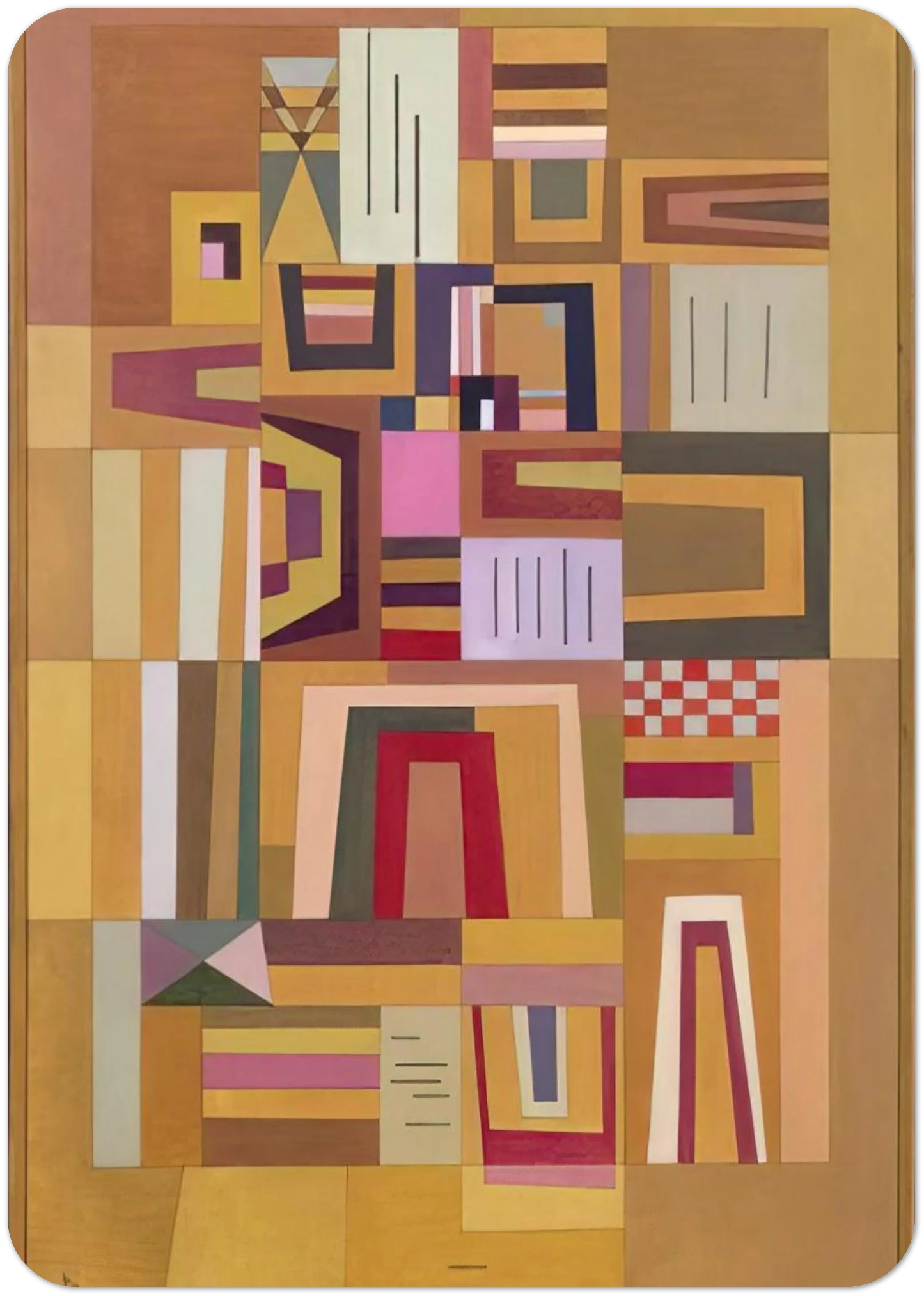 COMPENSATION ROSE 1933 By Wassily Kandinsky Pack of 10 Post Cards | Wassily Kandinsky Post Cards | A6 (10.5 x 14.8 cm) - 4.1 x 5.8 inches