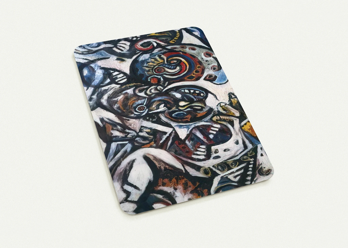 BIRTH By Jackson Pollock Pack of 10 Post Cards | Jackson Pollock Post Cards | A6 (10.5 x 14.8 cm) - 4.1 x 5.8 inches