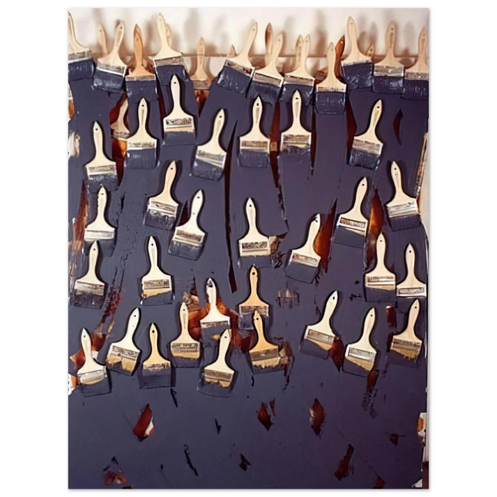 Arman - Untitled - 2000 75x100 cm / 30x40inches Fine Art Poster