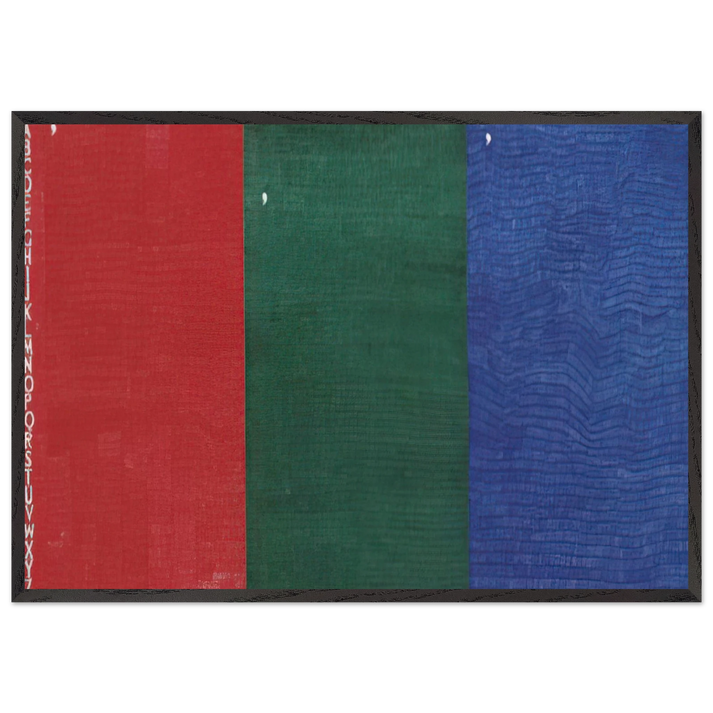 AEB - Alighiero Boetti 70x100 cm / 28x40 inches Framed Art Print – Black Wooden Frame