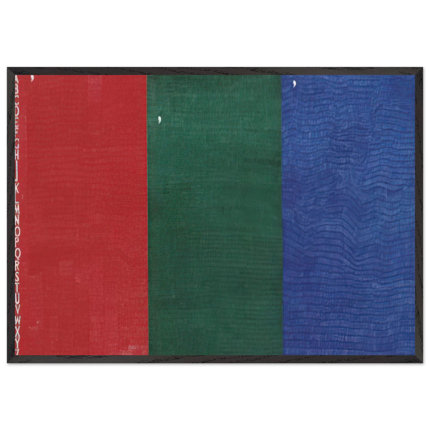 AEB - Alighiero Boetti 70x100 cm / 28x40 inches Framed Art Print – Black Wooden Frame