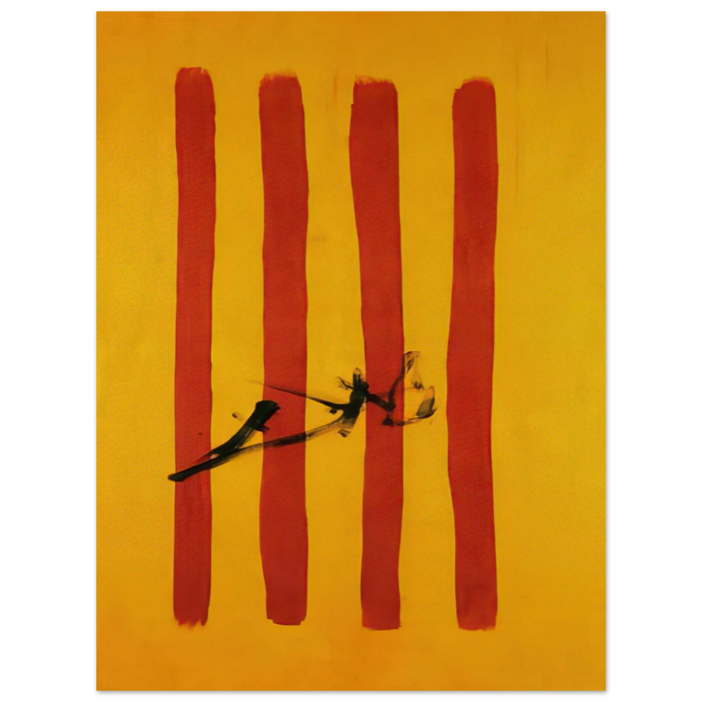 Salvador Dali - THE DALINIAN SENYERA CATALONIAN NATIONAL FLAG Fine Art Poster - Default Title