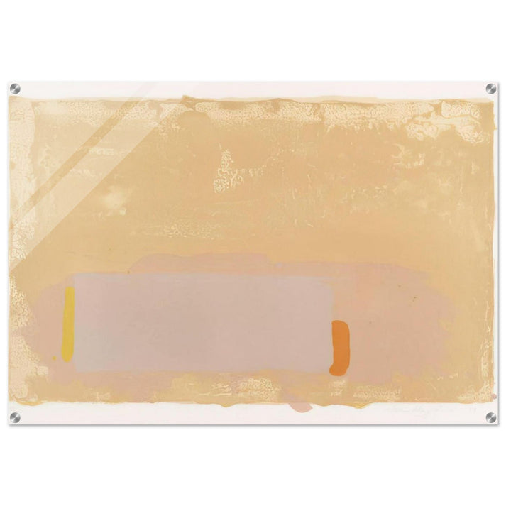 Brown-Beige-Pink - 1971 - John Hoyland Acrylic Print - 70x100 cm / 28x40″ inches | John Hoyland Wall Art | John Hoyland Prints