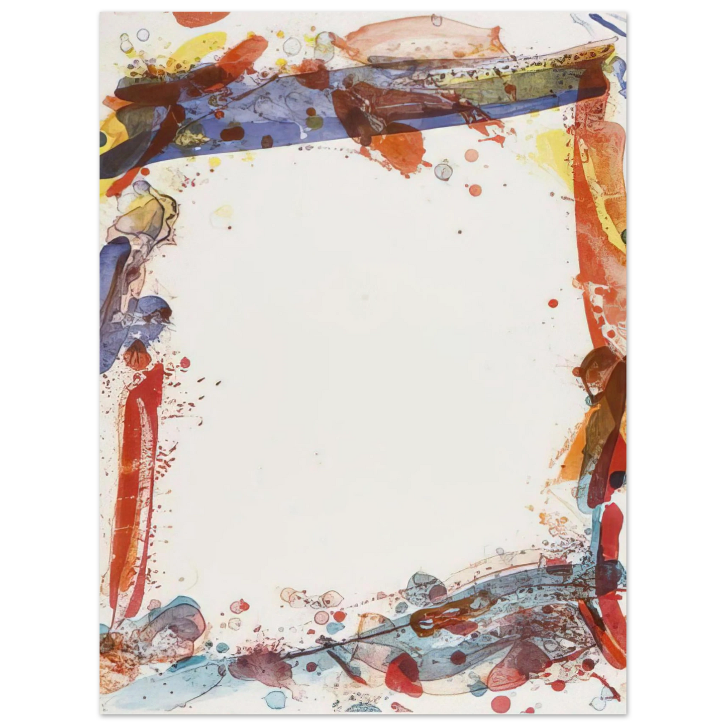 Sam Francis - Veiled Sail Fine Art Poster - Default Title