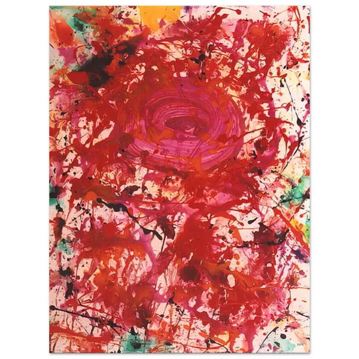 Sam Francis - Untitled SF90-362 75x100 cm / 30x40inches Fine Art Poster