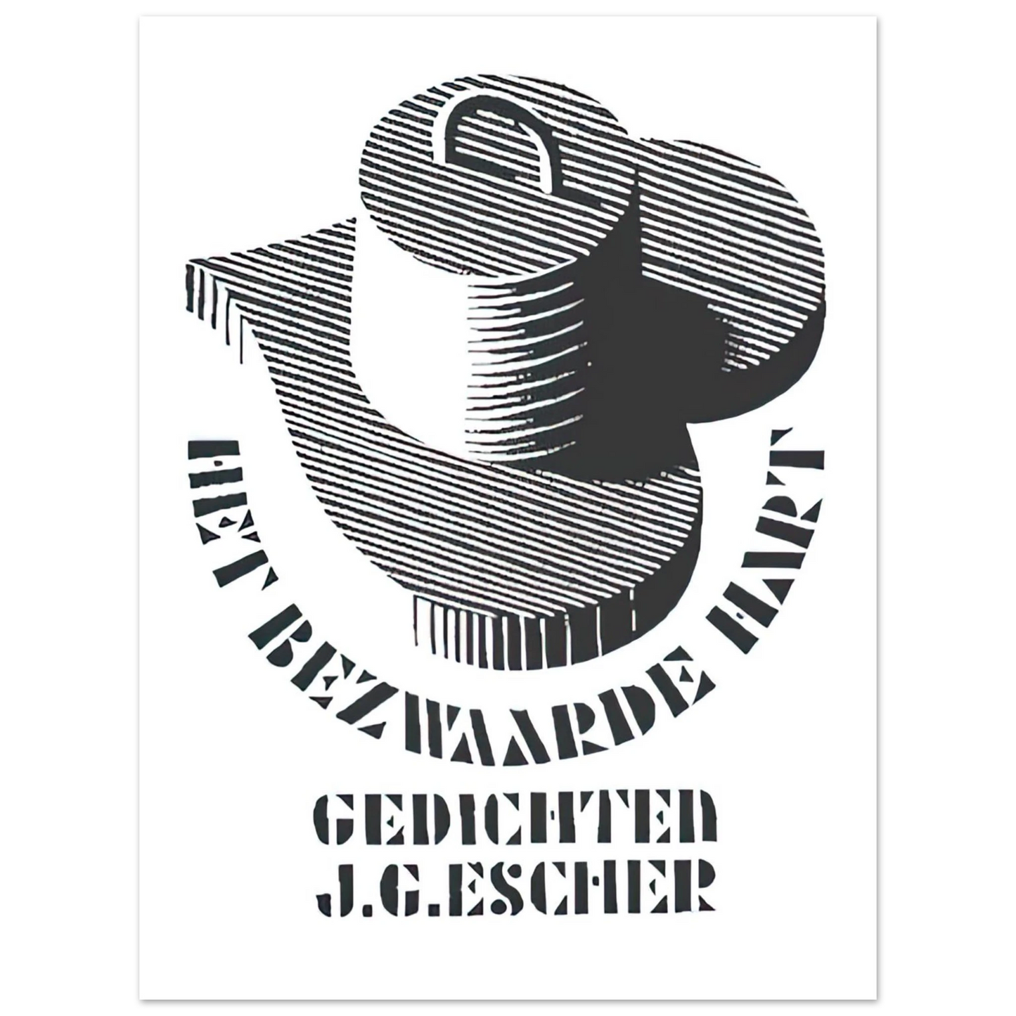 MC Escher - ESCHER (26) Wall Art - 21x29.7 cm / 8x12" - Fine Art Poster - -
