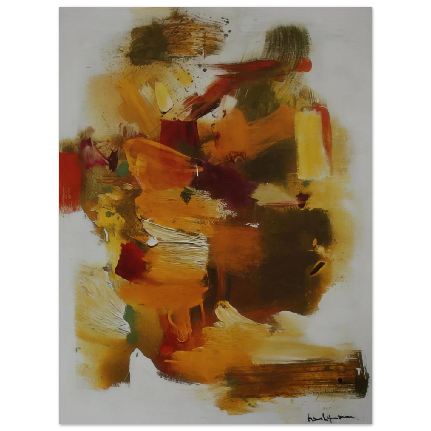 Hans Hofmann - Golden Autumn Fine Art Poster - Default Title