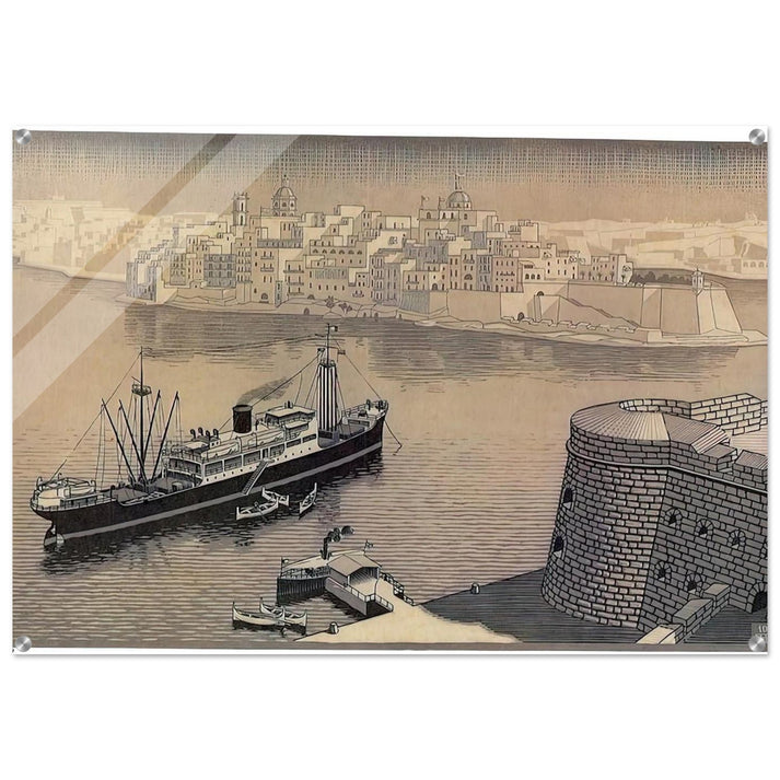 SENGELA MALTA - MC Escher Acrylic Print - 70x100 cm / 28x40″ inches | Maurits Cornelis Escher Prints