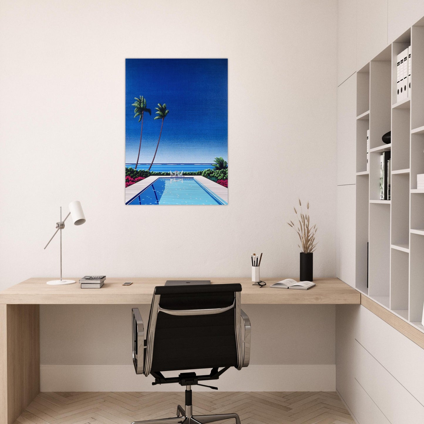 Watermelon Pool - Hiroshi Nagai Brushed Aluminum Print - 70x100 cm / 28x40 inches | Hiroshi Nagai Aluminum Print | Hiroshi Nagai Prints