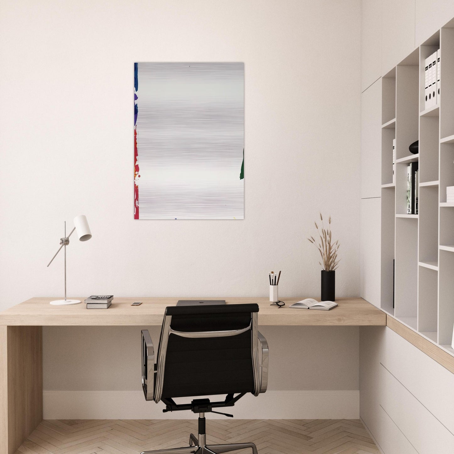 Sail I - Sam Francis Brushed Aluminum Print - 70x100 cm / 28x40 inches | Sam Francis Aluminum Print | Sam Francis Prints