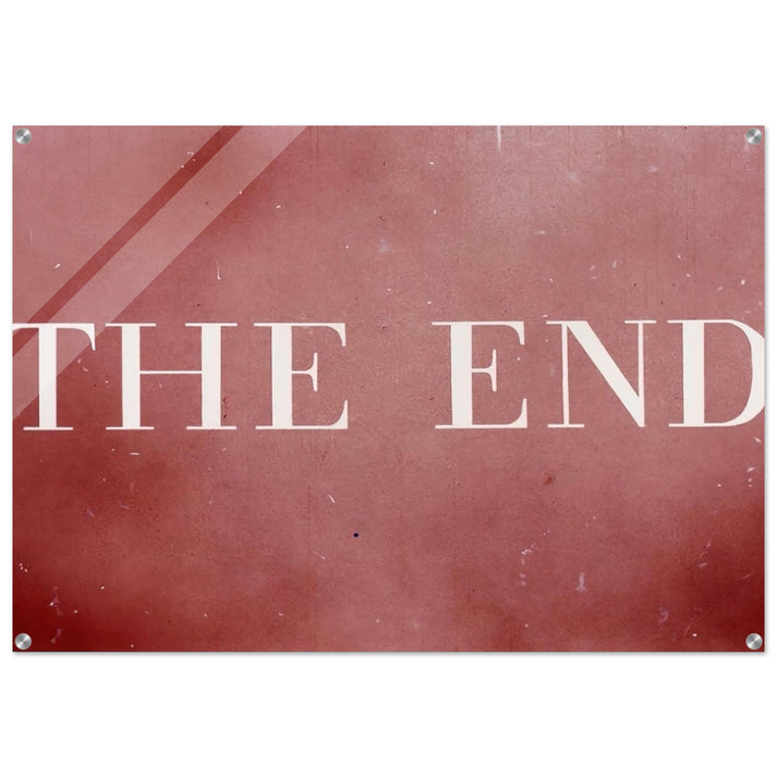 THE END 28 2003 - Edward Ruscha Acrylic Print - 70x100 cm / 28x40″ inches