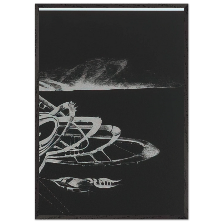 UNTITLED FROM THE NEW YORK COLLECTION FOR STOCKHOLM 1973 - Lee Bontecou 70x100 cm / 28x40 inches Framed Art Print – Black Wooden Frame