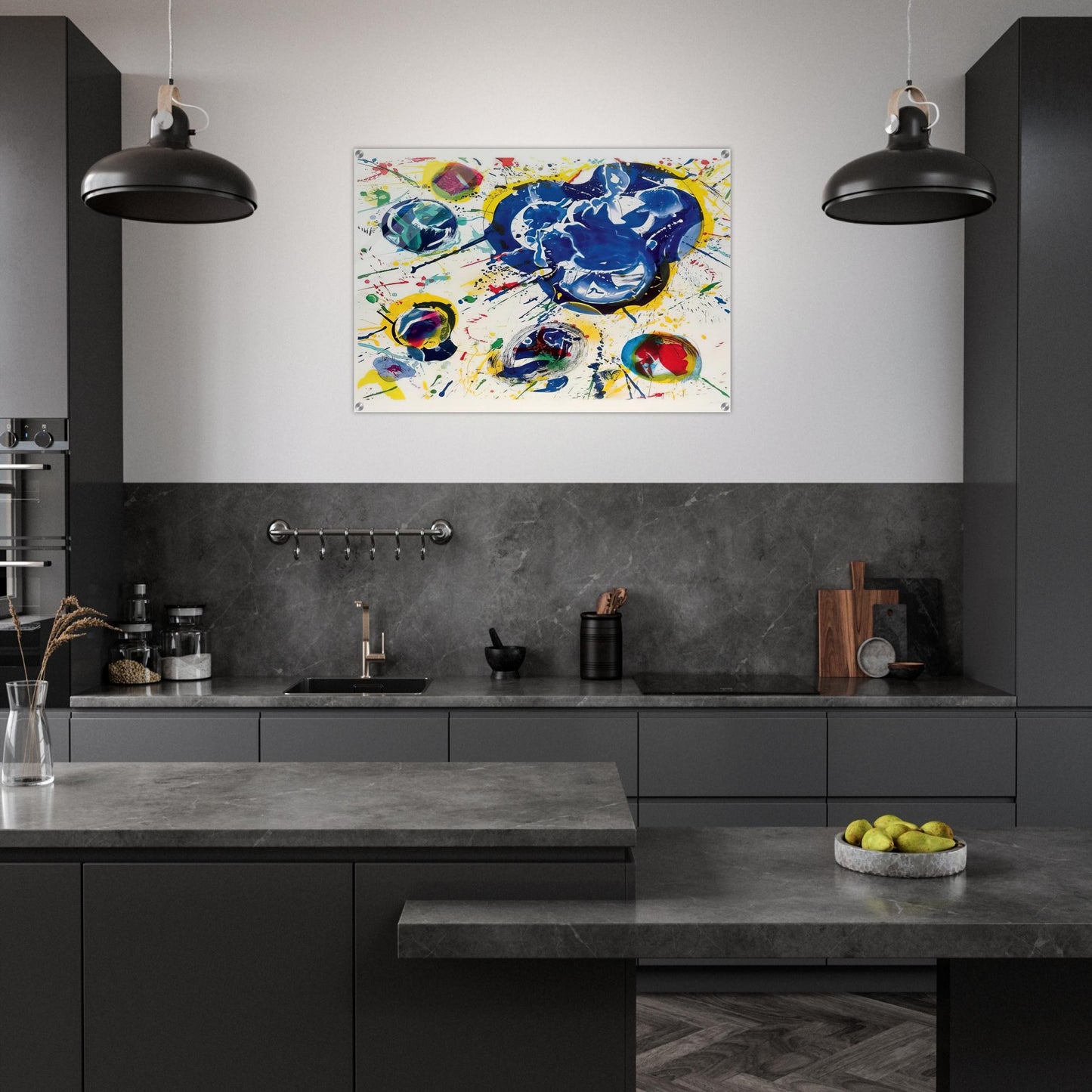 Untitled I L I 87 - Sam Francis Acrylic Print - 70x100 cm / 28x40″ inches