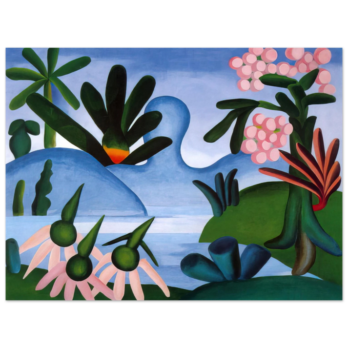 Tarsila do Amaral - The Lake 75x100 cm / 30x40inches Fine Art Poster