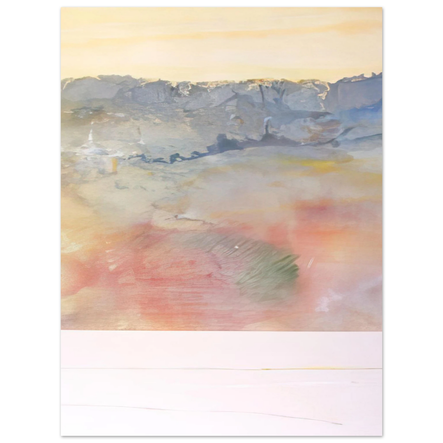 Ronnie Landfield - Rain Dance 2 - 1969 Fine Art Poster - Default Title