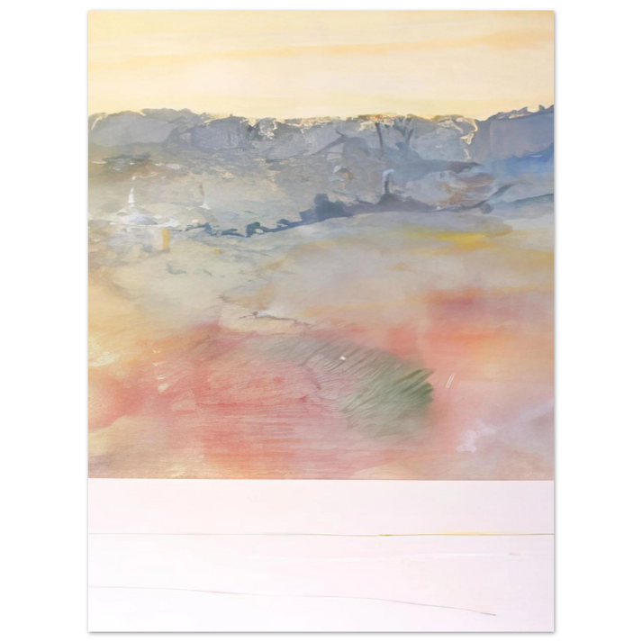 Ronnie Landfield - Rain Dance 2 - 1969 75x100 cm / 30x40inches Fine Art Poster