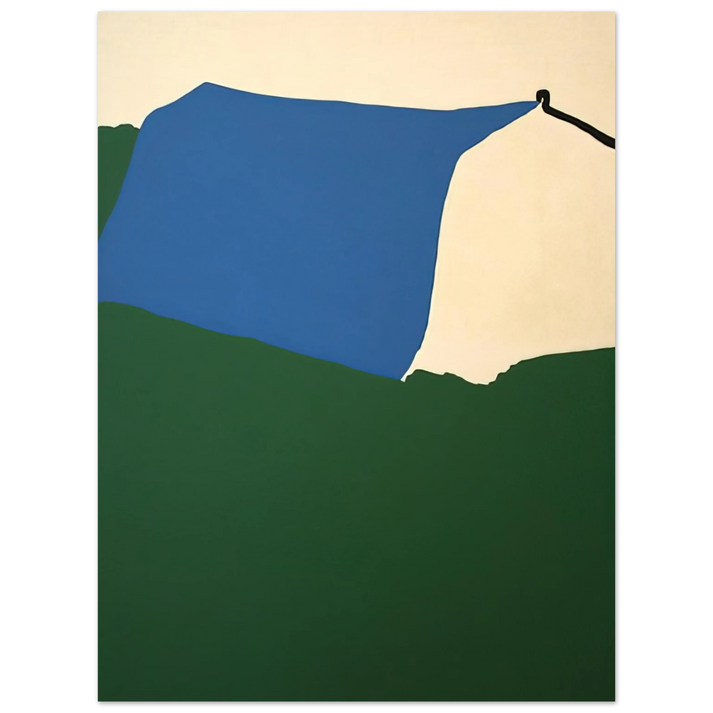 Ralston Crawford - Camping II - 1970 75x100 cm / 30x40inches Fine Art Poster