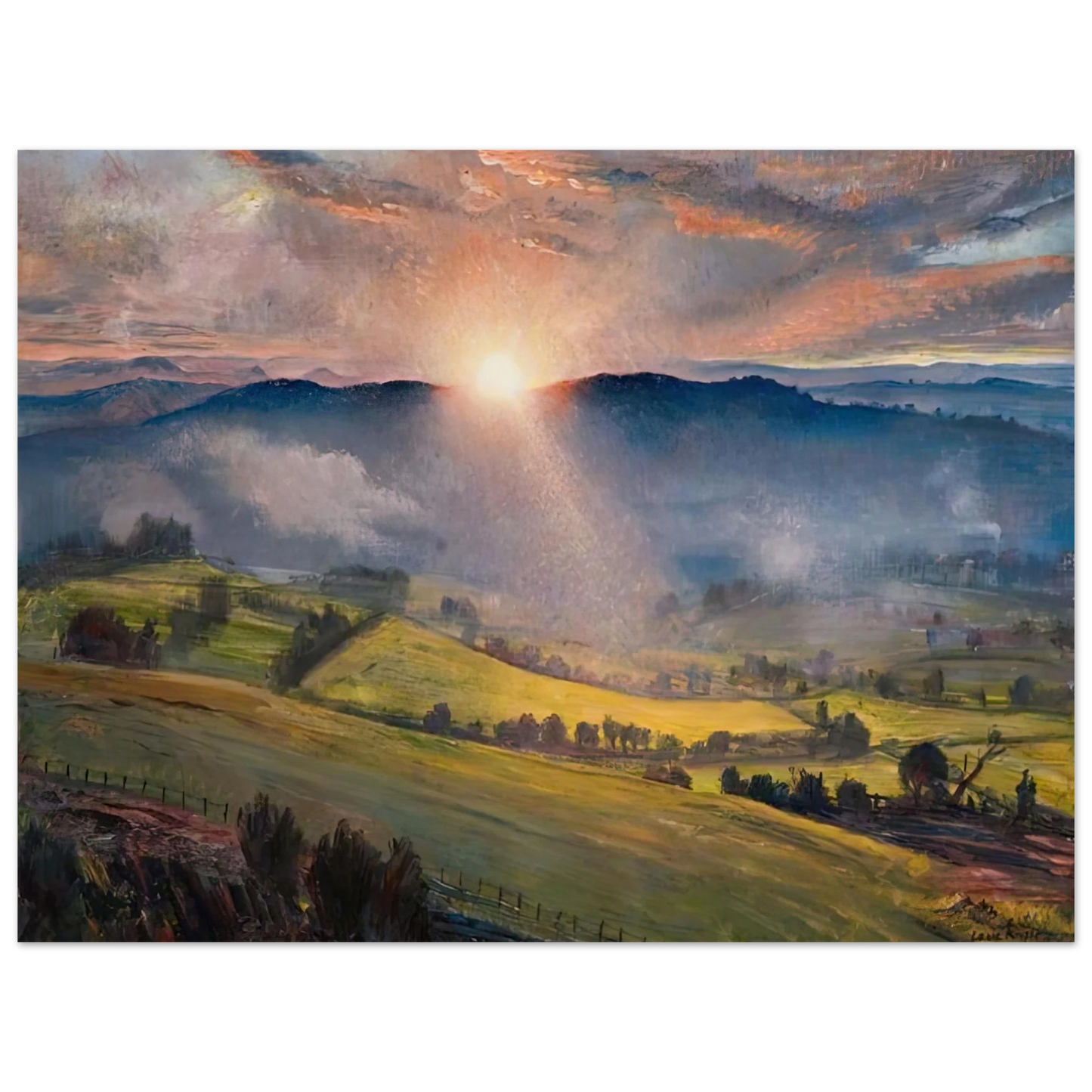 Laura Knight - SUNDOWN 1947 Fine Art Poster - Default Title