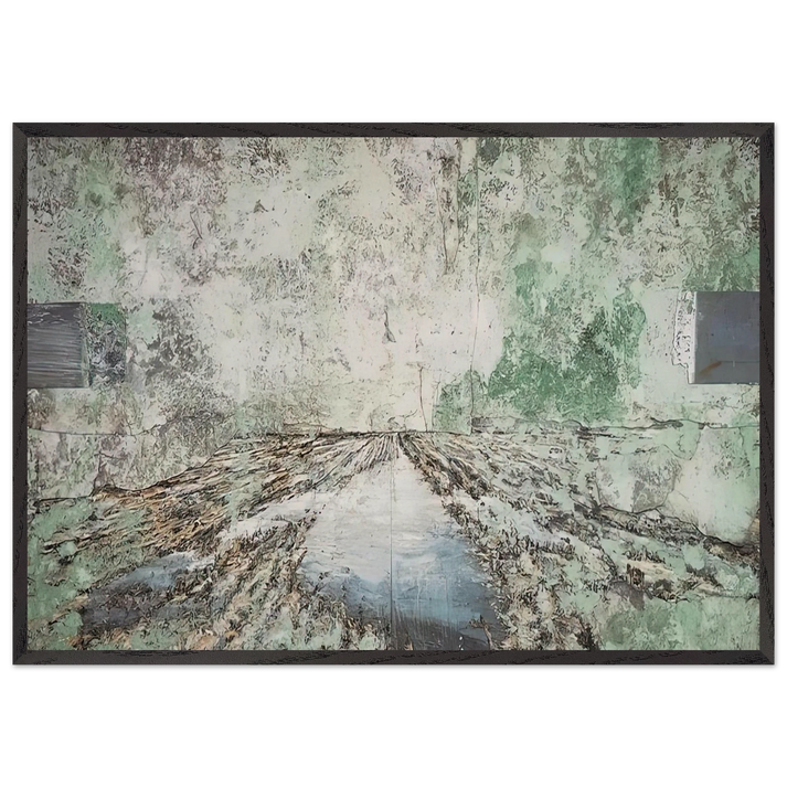THE LAND OF THE TWO RIVERS ZWEISTROMLAND 1995 - Anselm Kiefer 70x100 cm / 28x40 inches Framed Art Print – Black Wooden Frame