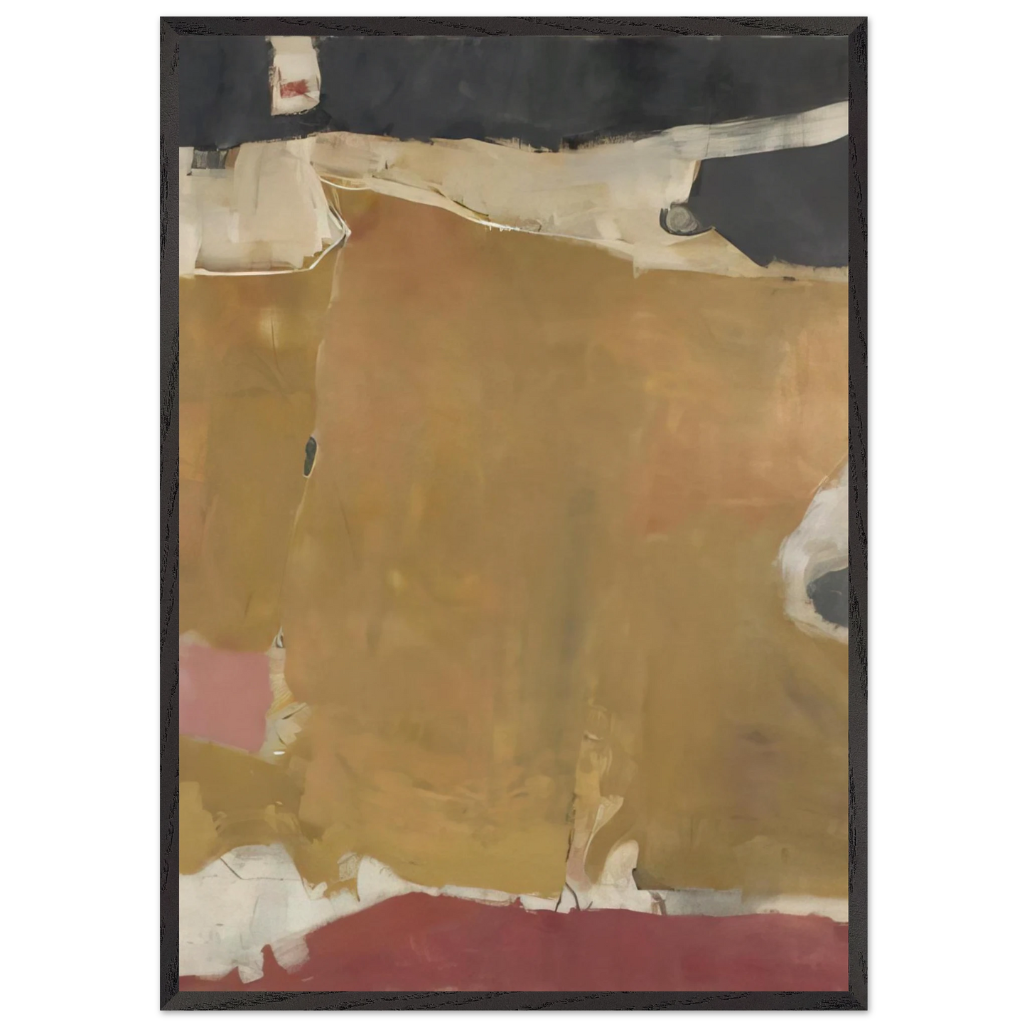 Untitled Albuquerque - Richard Diebenkorn 70x100 cm / 28x40 inches Framed Art Print – Black Wooden Frame