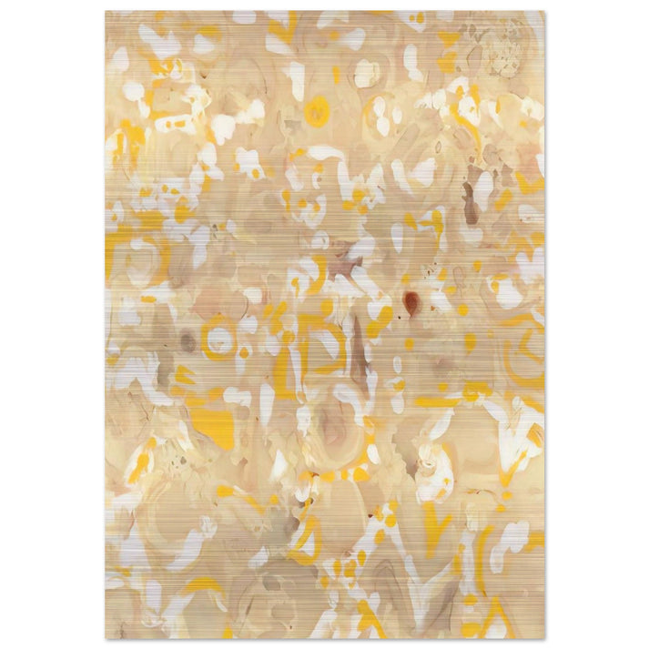 Hieroglyphs No. 12 - Lee Krasner Brushed Aluminum Print - 70x100 cm / 28x40 inches | Lee Krasner Aluminum Print | Lee Krasner Prints