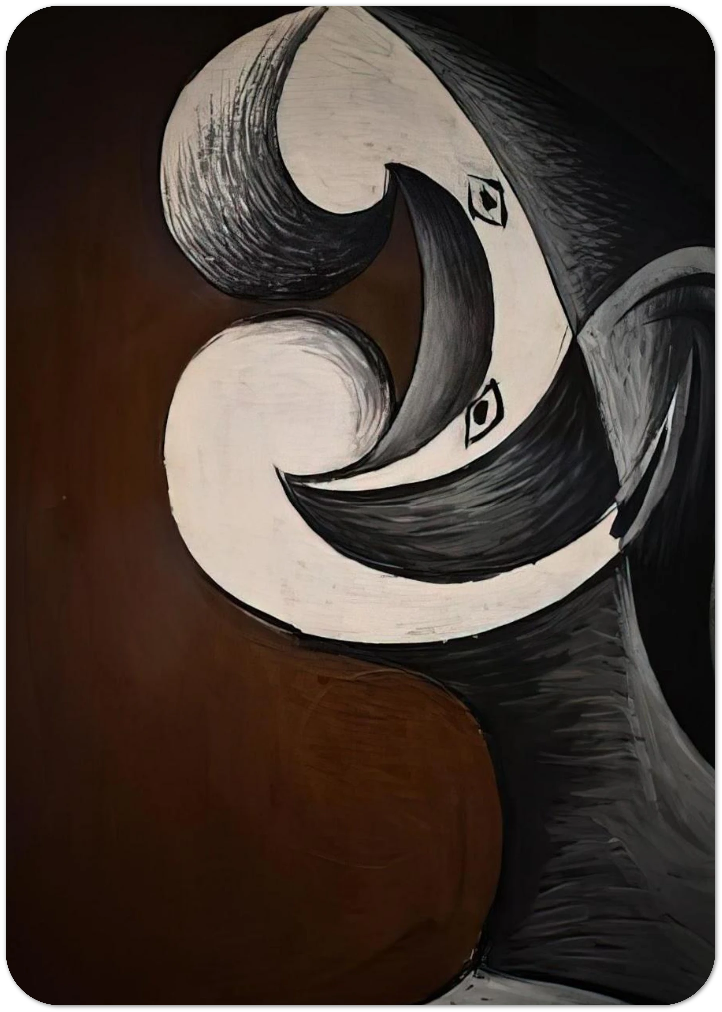 Abstraction Head - 1930 By Pablo Picasso Pack of 10 Post Cards | Pablo Picasso Post Cards | A6 (10.5 x 14.8 cm) - 4.1 x 5.8 inches