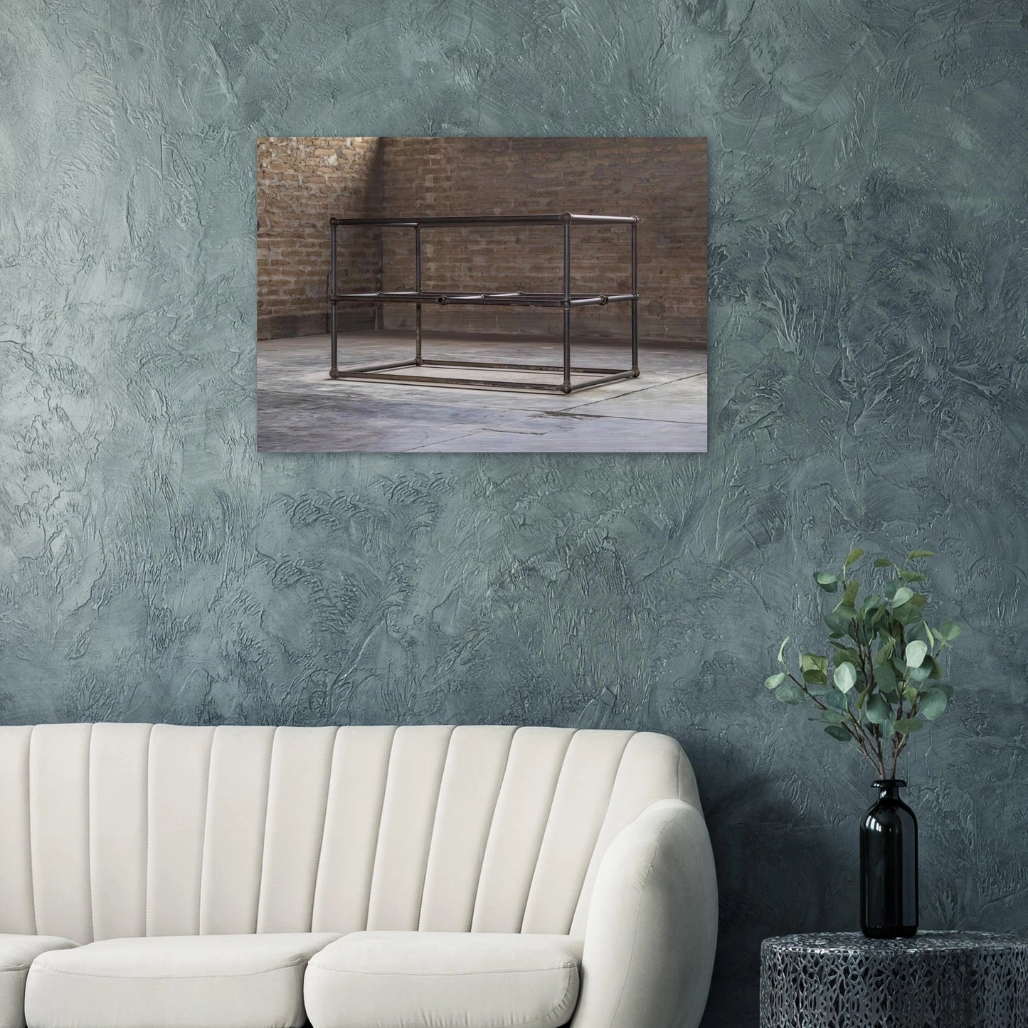 To Dave Shackman - 1964 - Donald Judd Brushed Aluminum Print - 70x100 cm / 28x40 inches | Donald Judd Aluminum Print | Donald Judd Prints