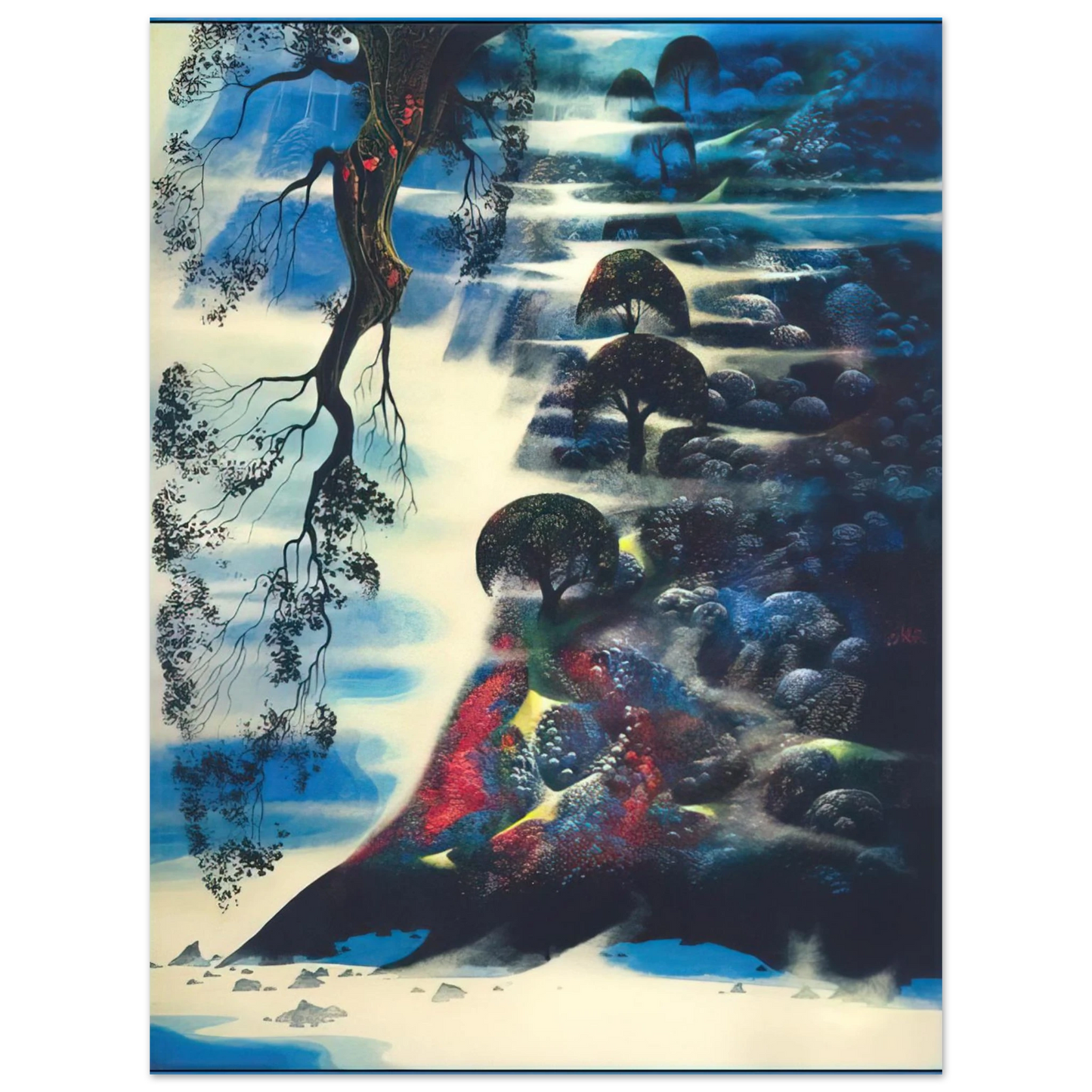 Eyvind Earle - Summer Morning Mist Fine Art Poster - Default Title