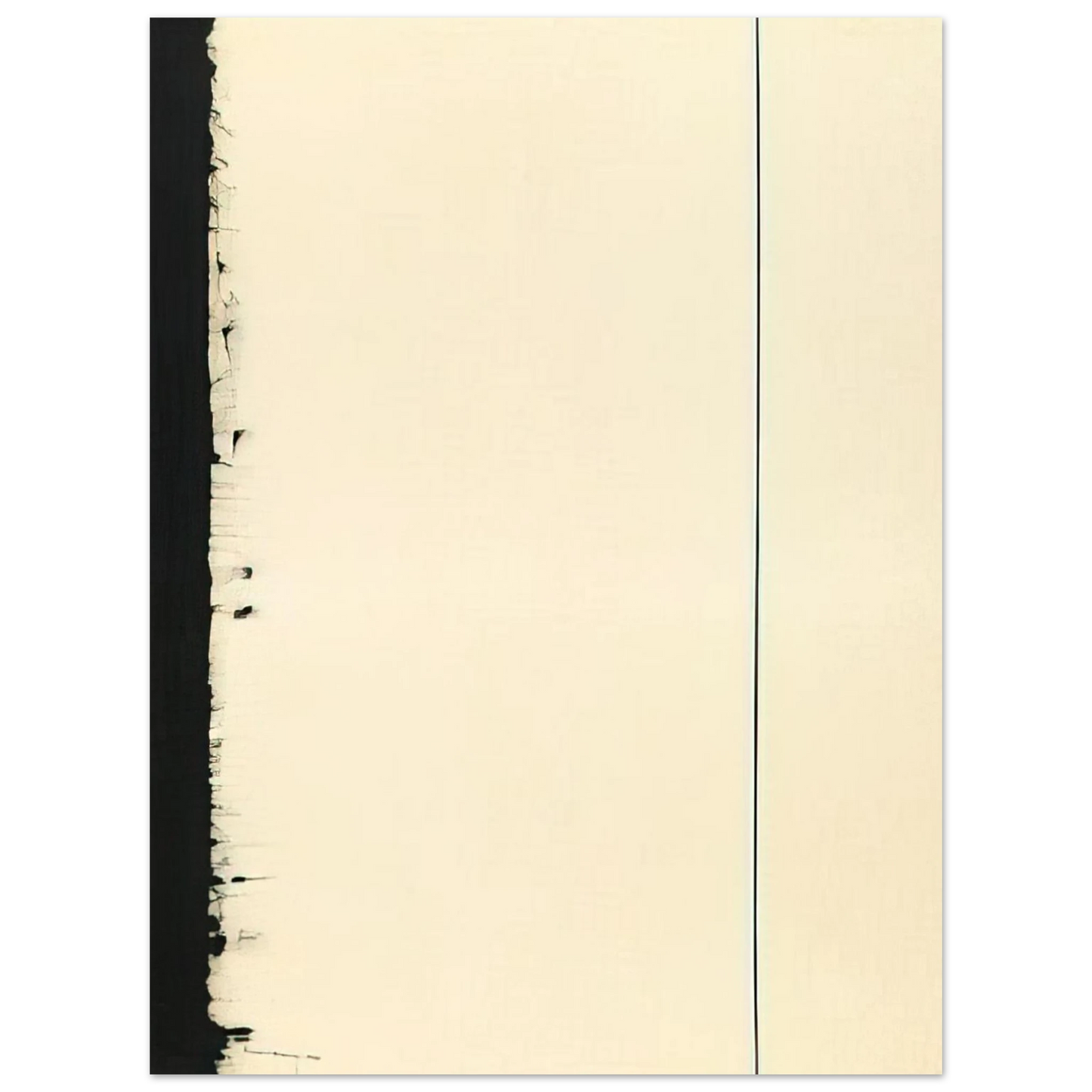 Barnett Newman - The Station of the Cross - Fifth Station Fine Art Poster - Default Title