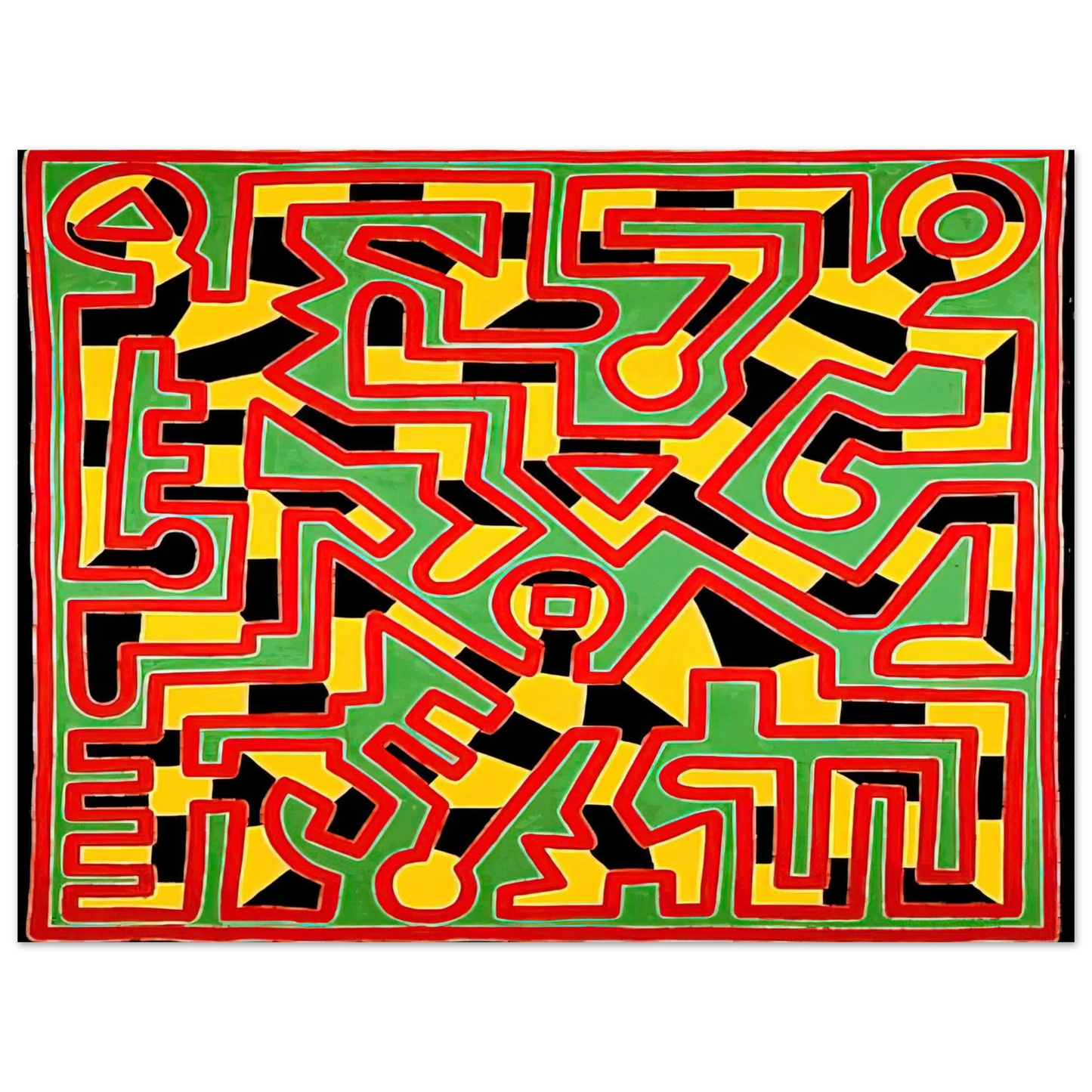 Keith Haring - UNTITLED 1988 Fine Art Poster - Default Title