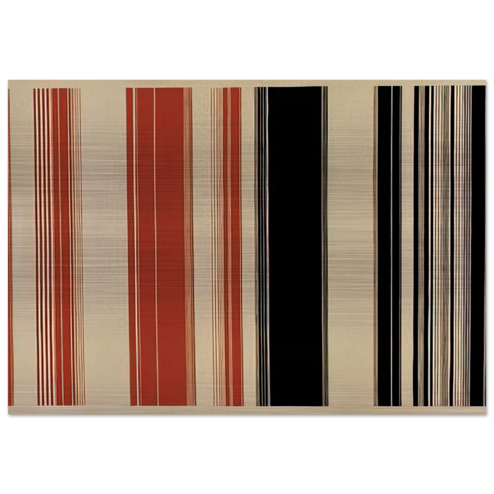 Algeria - 1982 - Gene Davis Brushed Aluminum Print - 70x100 cm / 28x40 inches | Gene Davis Aluminum Print | Gene Davis Prints