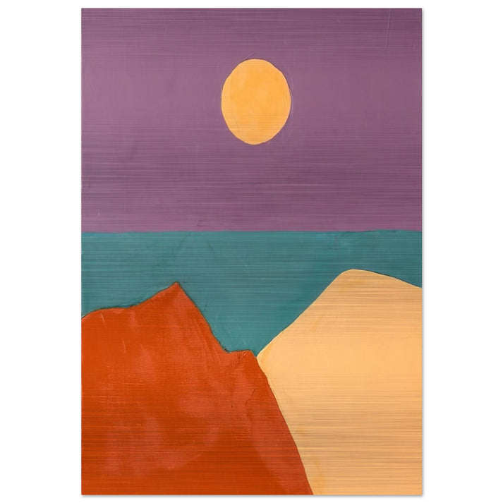 Untitled - 2015 - Etel Adnan Brushed Aluminum Print - 70x100 cm / 28x40 inches | Etel Adnan Aluminum Print | Etel Adnan Prints