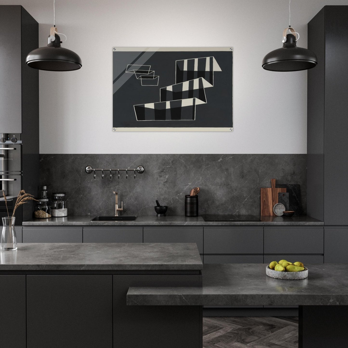 STEPS 1932 - Josef Albers Acrylic Print - 70x100 cm / 28x40″ inches