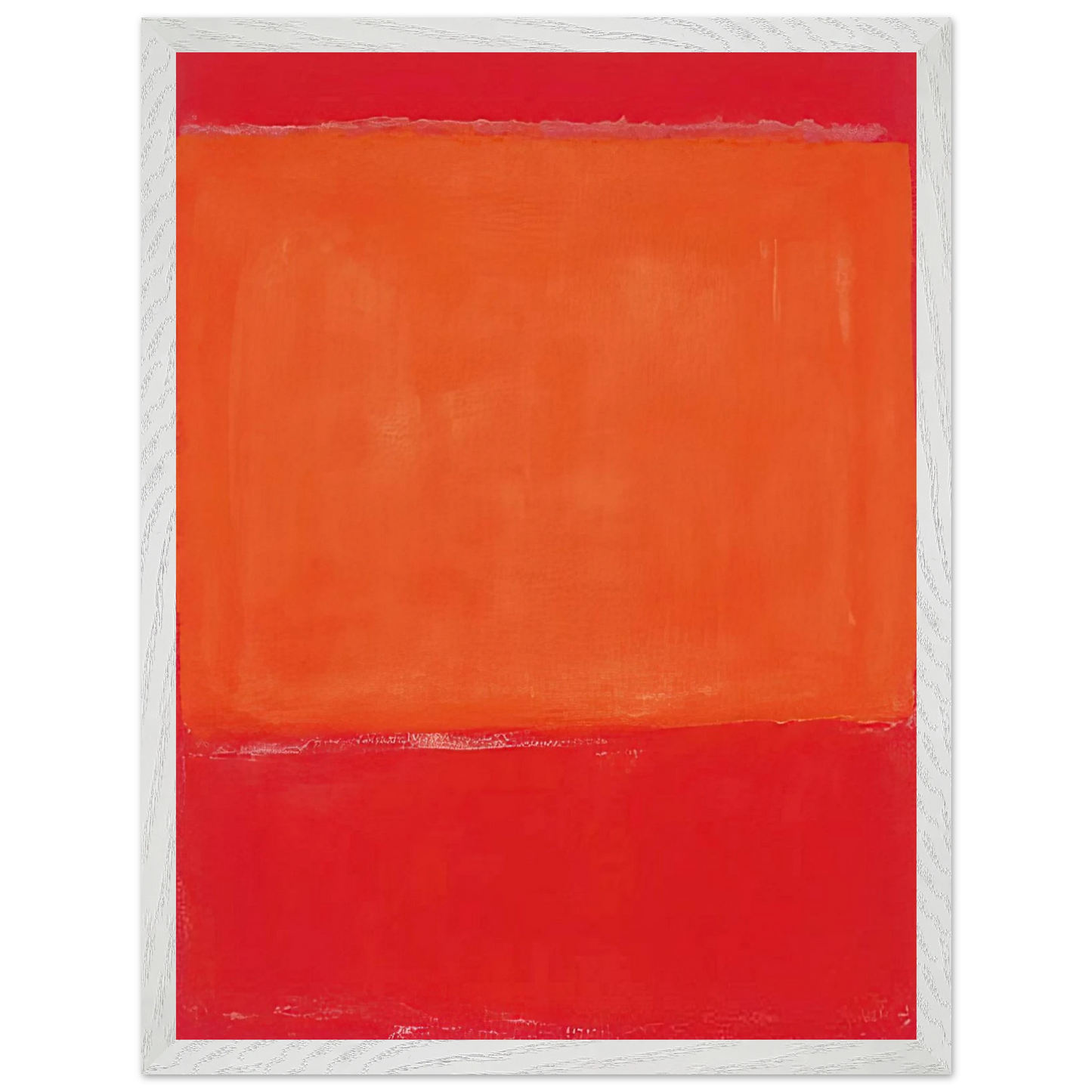 Mark Rothko - Ochre and Red on Red - 1957 Wall Art - 60x80 cm / 24x32 inches - Premium Wooden Framed Poster With Fine Art Paper-canvas - Wood frame