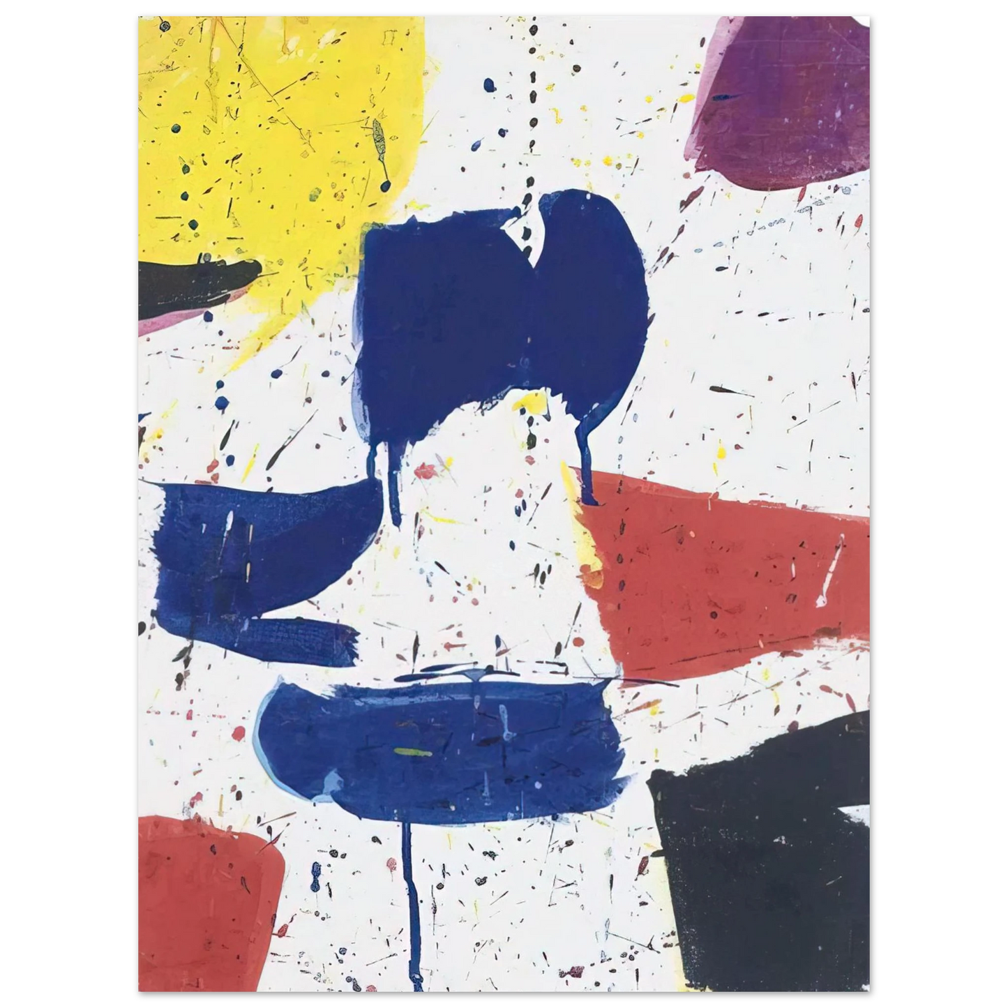 Sam Francis - Emblem 8 1 Fine Art Poster - Default Title