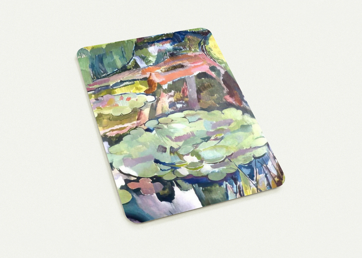LANDSCAPE WITH A POND AND WATER LILIES 1915 By Vanessa Bell Pack of 10 Post Cards | Vanessa Bell Post Cards | A6 (10.5 x 14.8 cm) - 4.1 x 5.8 inches