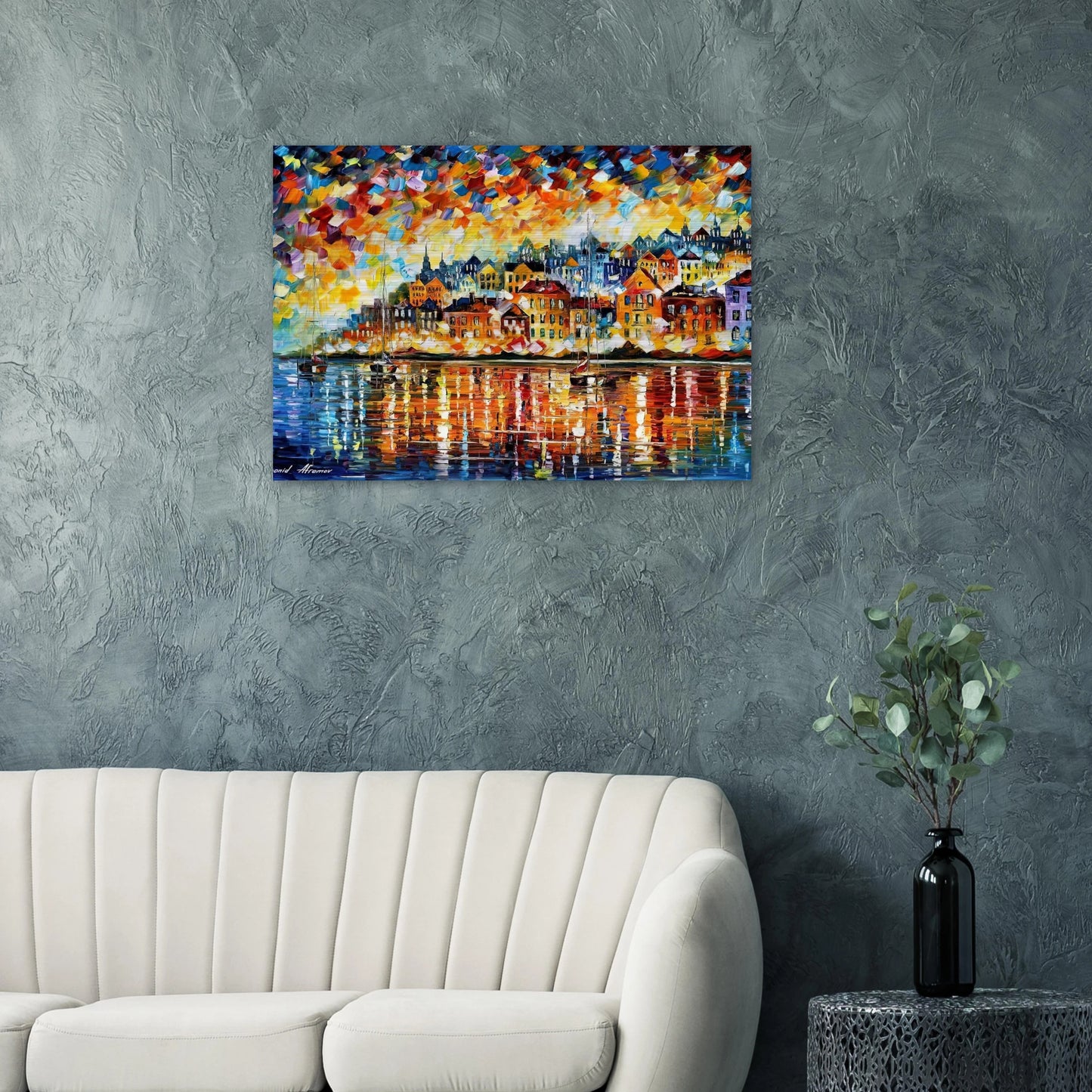 Leonid Afremov - Leonid Afremov Brushed Aluminum Print - 70x100 cm / 28x40 inches | Leonid Afremov Aluminum Print | Leonid Afremov Prints