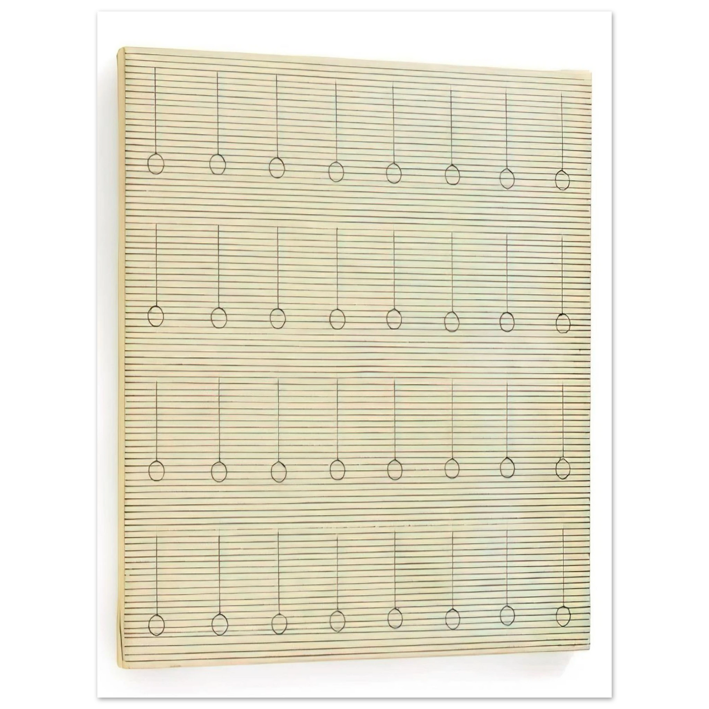 Agnes Martin - Drops Fine Art Poster - Default Title