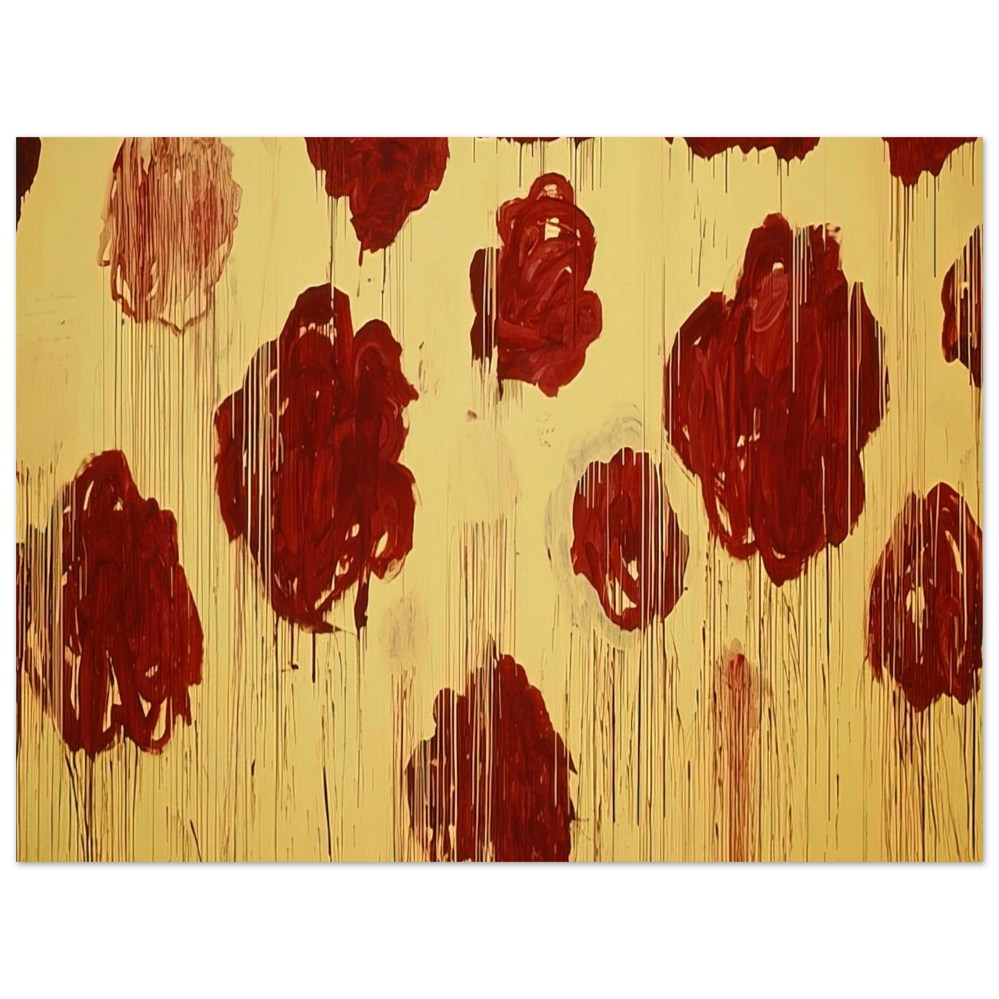 Cy Twombly - Untitled, Blooming, A Scattering of Blossoms & Other Things Fine Art Poster - Default Title