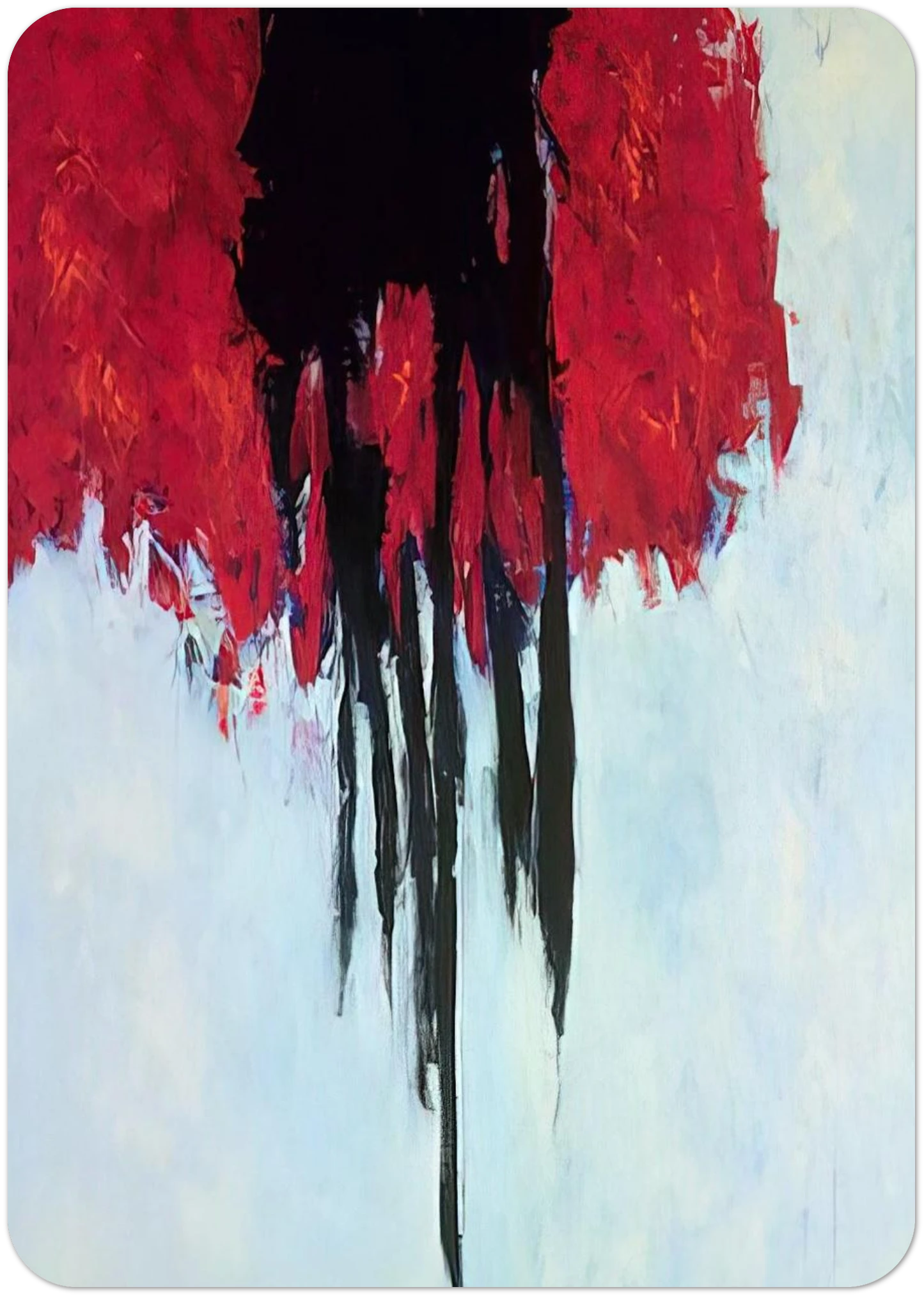 Adam - 1961 By Theodoros Stamos Pack of 10 Post Cards | Theodoros Stamos Post Cards | A6 (10.5 x 14.8 cm) - 4.1 x 5.8 inches