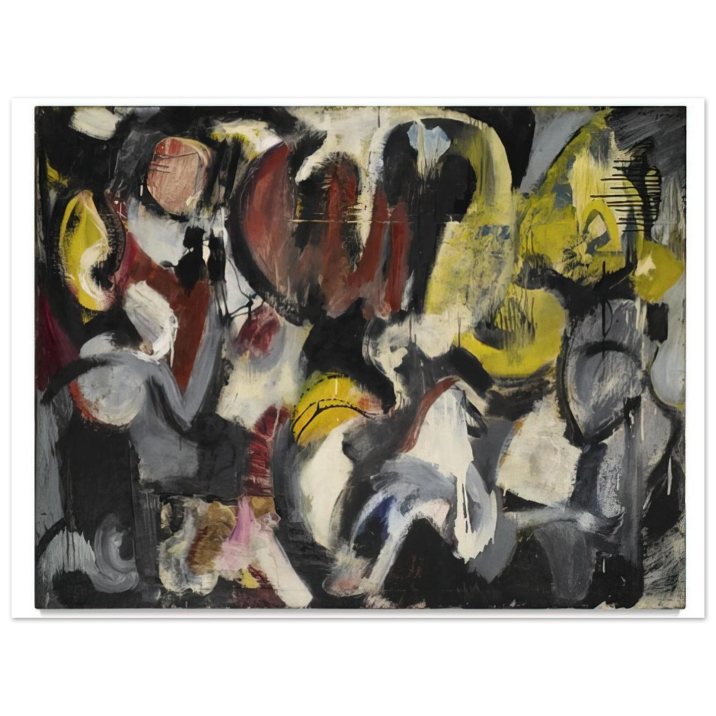 Grace Hartigan - Months and Moons Fine Art Poster - Default Title