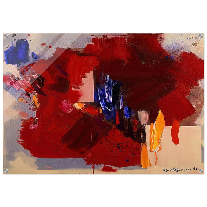 The Clash - Hans Hofmann Acrylic Print - 70x100 cm / 28x40″ inches | Hans Hofmann Wall Art | Hans Hofmann Prints