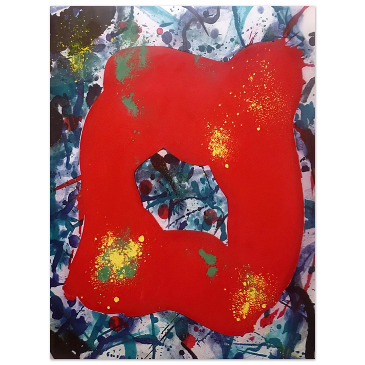 Sam Francis - Untitled SFE 071 75x100 cm / 30x40inches Fine Art Poster