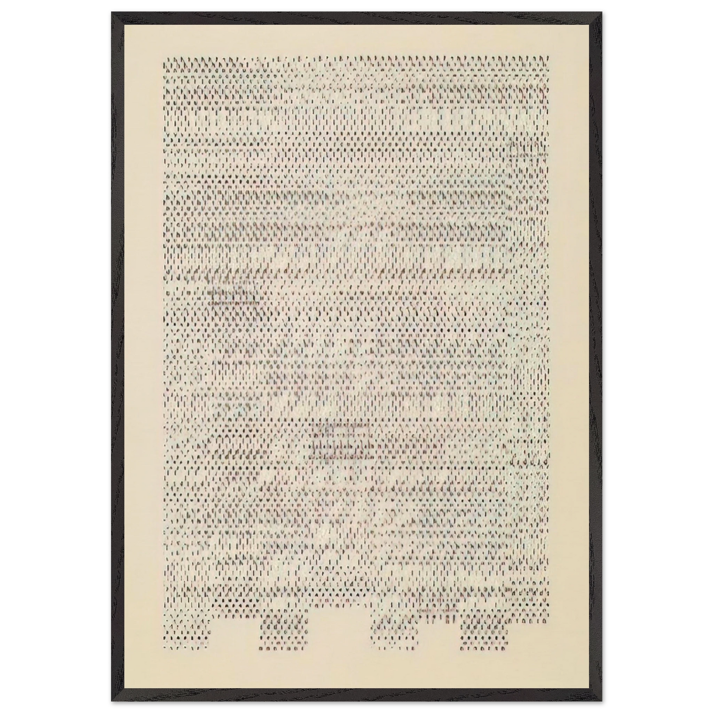 Idea - 1960 - Dieter Roth 70x100 cm / 28x40 inches Framed Art Print – Black Wooden Frame