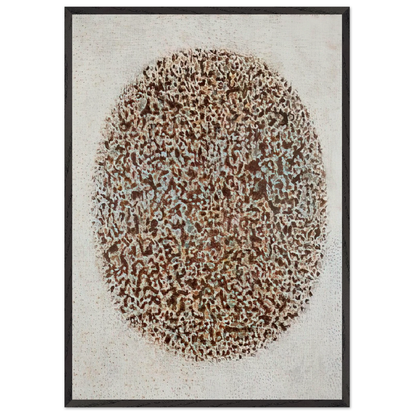 Imploding Cosmos - Richard Pousette-Dart 70x100 cm / 28x40 inches Framed Art Print – Black Wooden Frame