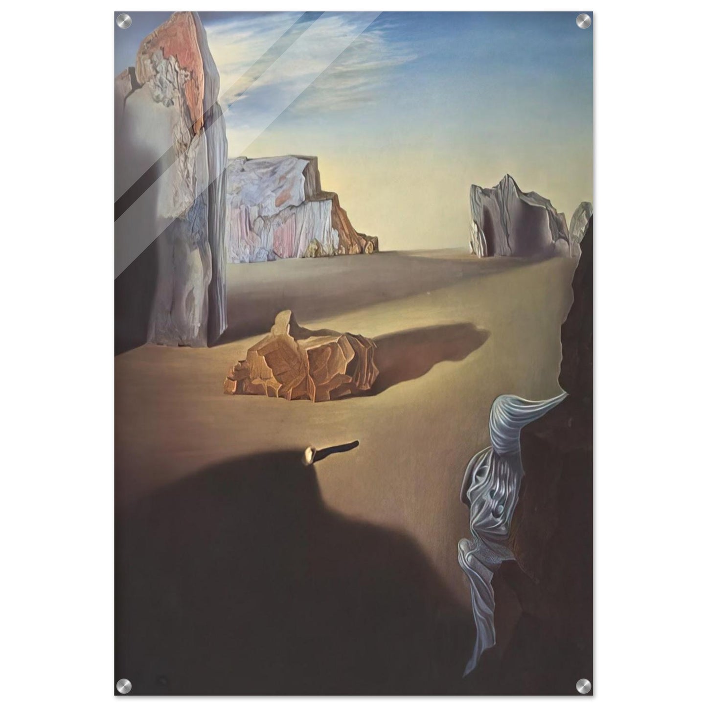 SHADES OF NIGHT DESCENDING - Salvador Dali Acrylic Print - 70x100 cm / 28x40″ inches