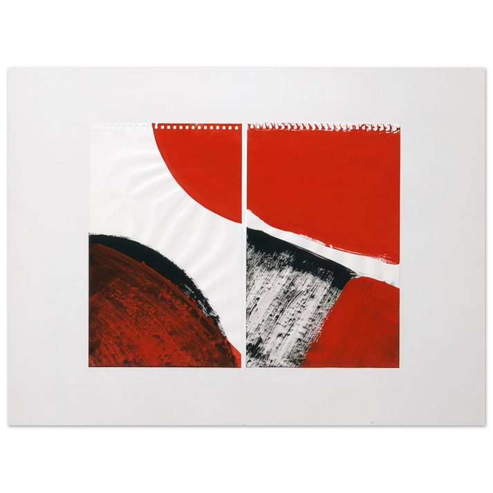 Blinky Palermo - WHO KNOWS THE BEGINNING AND WHO KNOWS THE END II 1976 75x100 cm / 30x40inches Fine Art Poster