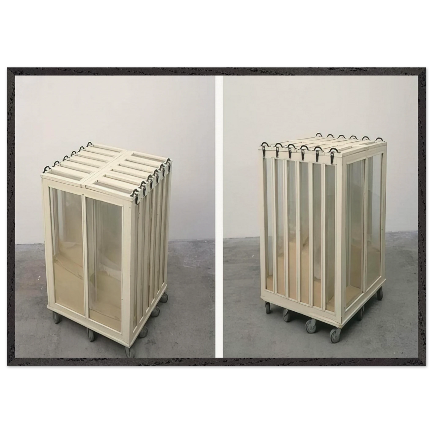 Knoblauchtruhe - 1971 - Dieter Roth 70x100 cm / 28x40 inches Framed Art Print – Black Wooden Frame