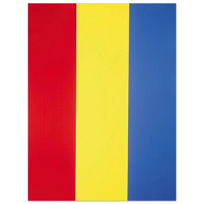 Brice Marden - Red Yellow Blue Painting No. 1 - 1974 75x100 cm / 30x40inches Fine Art Poster