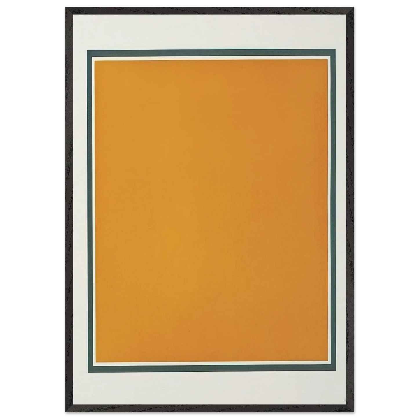 A Square With Colors Superimposed Within a Border - Sol LeWitt 70x100 cm / 28x40 inches Framed Art Print – Black Wooden Frame